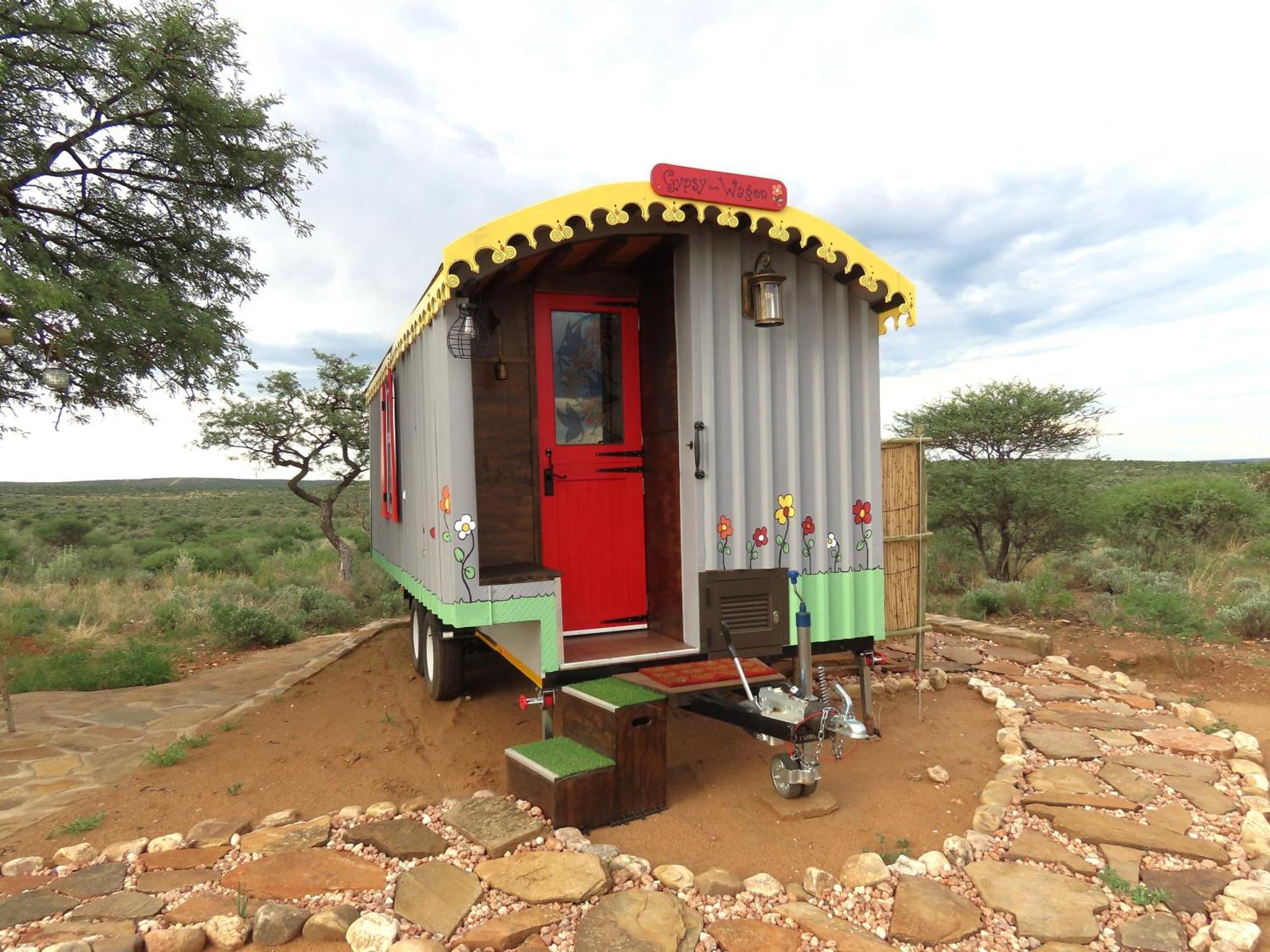 Bellatiny, Tiny House & Gypsy Wagon Apartamento Ondekaremba Exterior foto